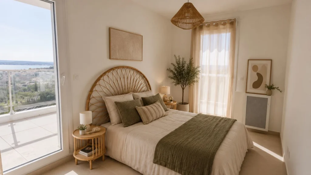 Troisième chambre de l’appartement à Montpellier
